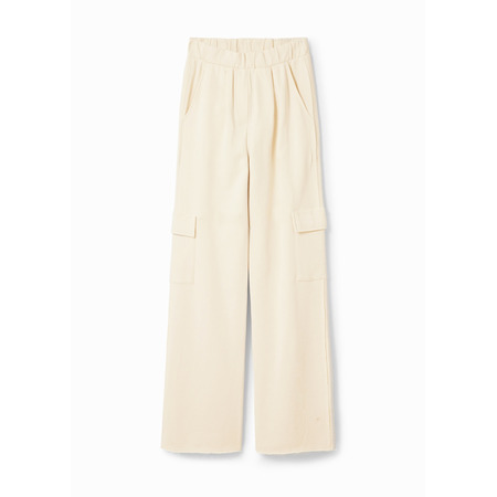 Desigual Wide-leg Cargo Trousers "Raw"