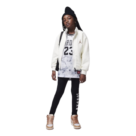 Jordan Girls Jumpman High Pile Sherpa Jacket "Sail"