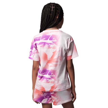 Jordan Girls Triple Team Printed AOP Tee "Arctic Pink"