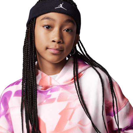 Jordan Girls Triple Team Printed Pullover Hoodie "Arctic Pink"