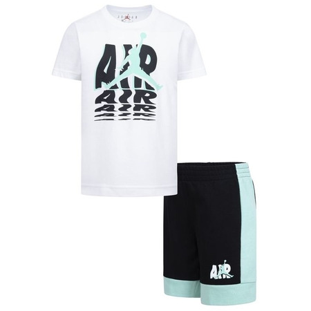 Jordan Infants JDB Galaxy French Terry Tee Shorts Set "Black"