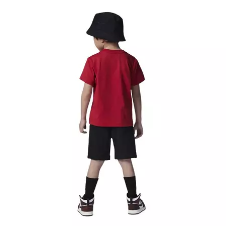 Jordan Infants Jumpman Jumbo Tee Short Set "Black-Gym Red"