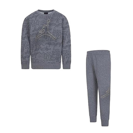 Jordan Infants Jumpman Take Flight Crew Neck And Joggers Set "Carbon"