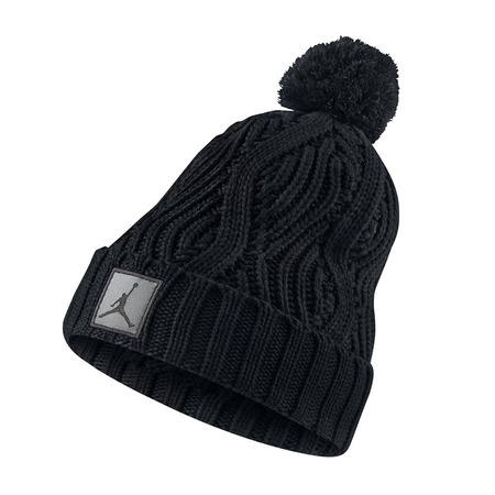 Jordan Jumpman Cable Beanie Pompon (010/negro)