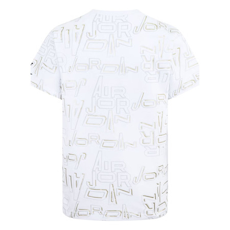 Jordan Kids Air JDB Clear Lane AOP Logo T-shirt "White"