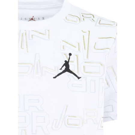 Jordan Kids Air JDB Clear Lane AOP Logo T-shirt "White"