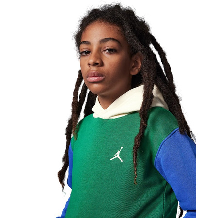 Jordan Kids JDB MJ Brooklyn French Terry Pullover "Pine Green-White-Blue"