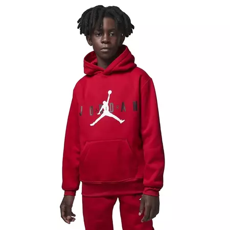 Jordan Kids Jumpman Logo Sustainable Hoodie "Gym Red"