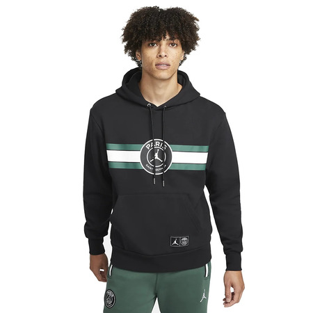 Jordan Paris Saint-Germain Men's Fleece Pullover Hoodie "Black"