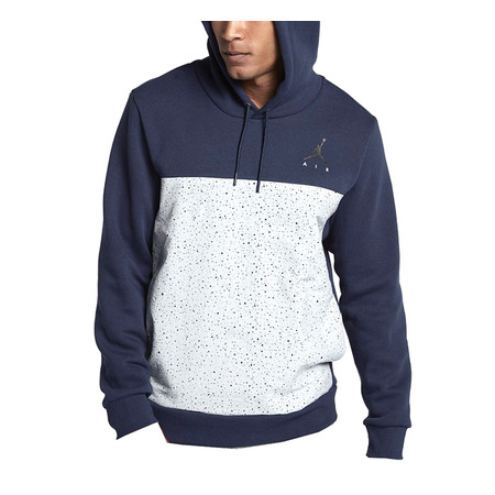 Jordan Sportswear Flight Fleece Cement Pullover Hoodie (410)