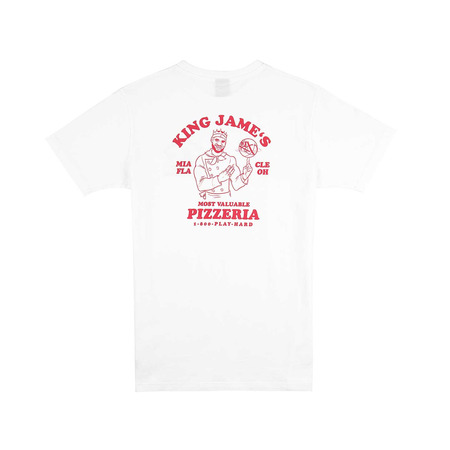 K1X King James Pizzaria Tee (white/red)