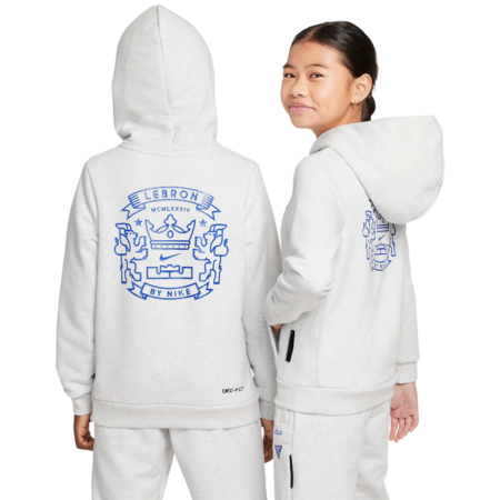 LeBron Kids Dri Fit Standard Issue Hoodie "Photon Dust"