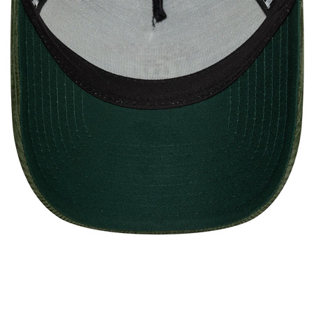 New Era Cord Graphic 9FORTY A-Frame Trucker Cap "Dark Green "