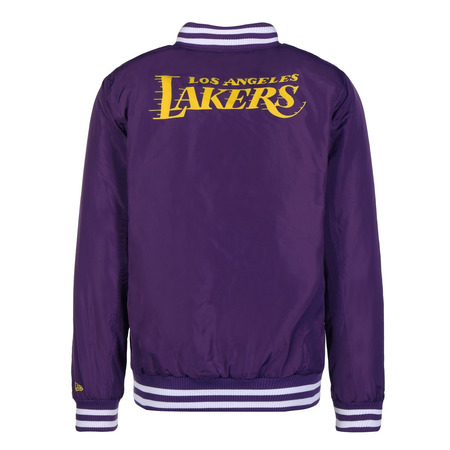 New Era Los Angeles Lakers NBA Team Bomber Jacket (Purple)