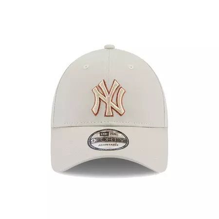 New Era MLB New York Yankees Team Outline 9FORTY "Beige"