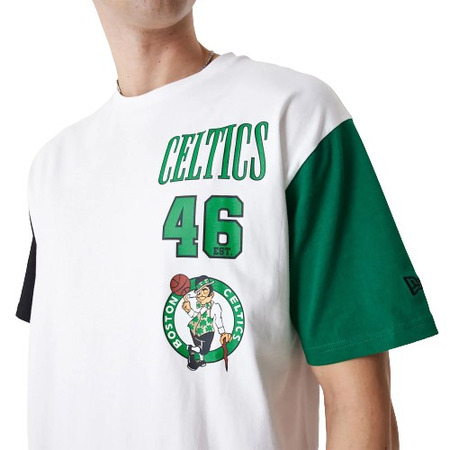 New Era NBA Boston Celtics Cut Sew Oversized T-Shirt