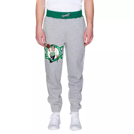 New Era NBA Boston Celtics Overlap Jogger Pants (Grey)