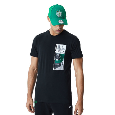 New Era NBA Boston Celtics Print Tee (black)