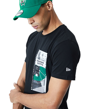 New Era NBA Boston Celtics Print Tee (black)