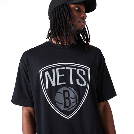 New Era NBA Brooklyn Nets Outline Mesh Oversized Tee