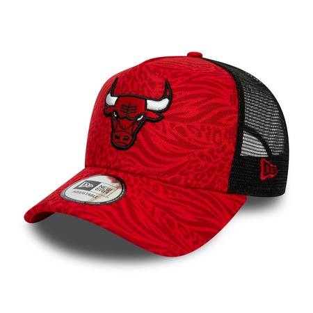 New Era NBA Chicago Bulls All Over Print Hook Trucker Cap