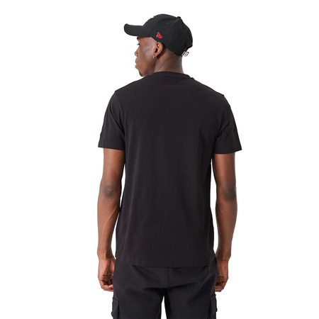 New Era NBA Chicago Bulls NBA Script Tee "Black"