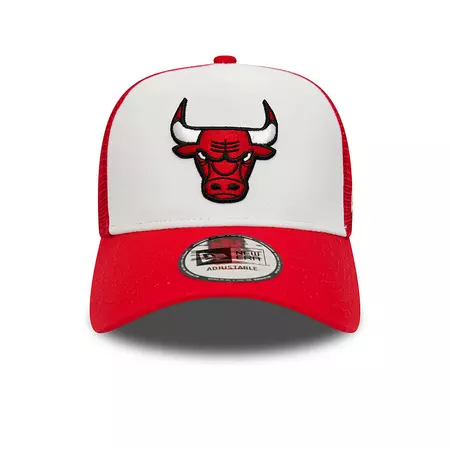 New Era NBA Chicago Bulls Team Colour A-Frame Trucker Cap "Red"