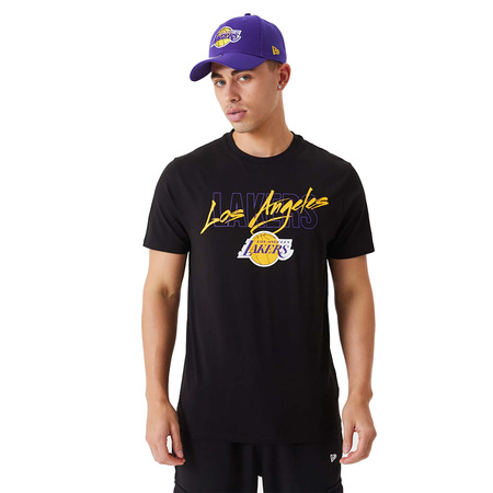 New Era NBA L.A Lakers NBA Script Tee