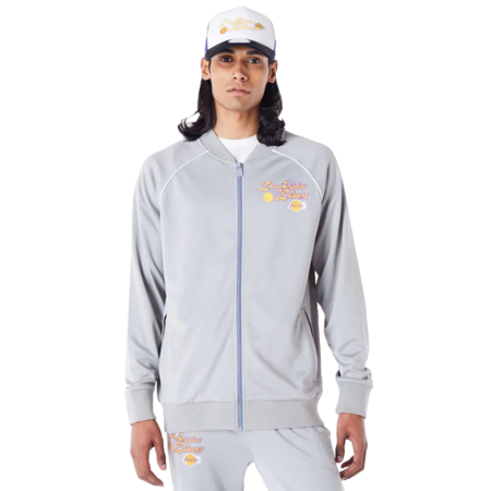 New Era NBA LA Lakers Script Track Jacket