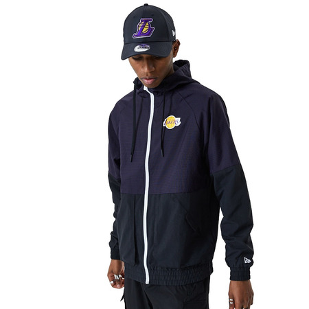 New Era NBA Los Angeles Lakers Check Ripstop Windbreaker