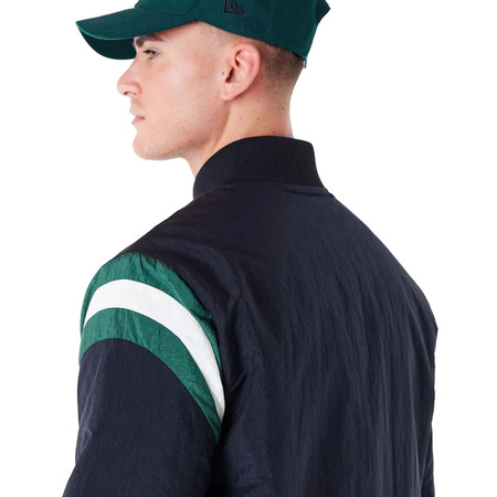 New Era NBA Milwaukee Bucks Panel Bomber Jacket