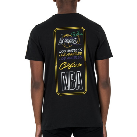 New Era NBA Neon Lights Los Angeles Lakers Tee