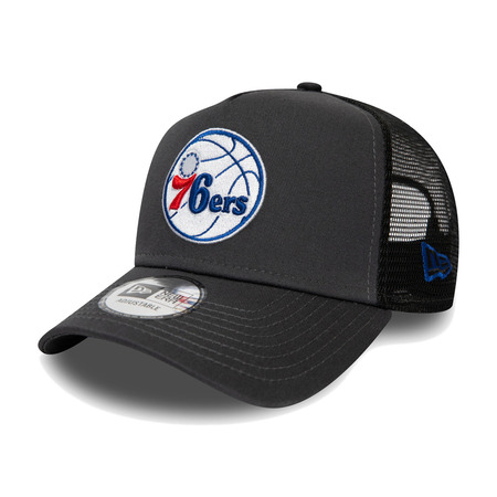 New Era NBA Philadelphia 76ERS Dark Base Team 9FORTY A-Frame Trucker Cap