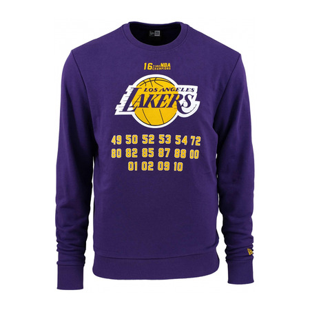 New Era NBA Team Champion Lakers Crewneck