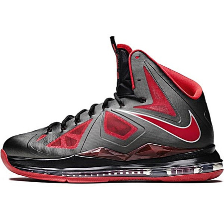 Lebron X "BlacRed Diamond" (006/preto/vermelho)