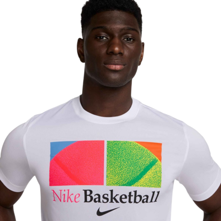 Nike Basketball Dri-FIT Graphics Tee "White"