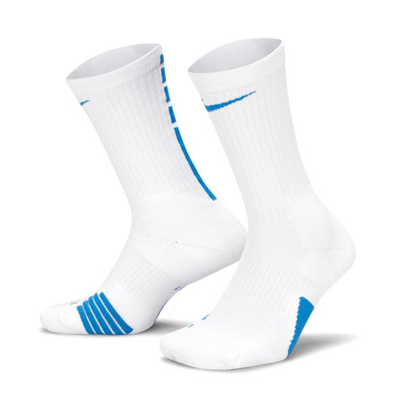 Nike Elite Crew Basketball Sock "White Blue"