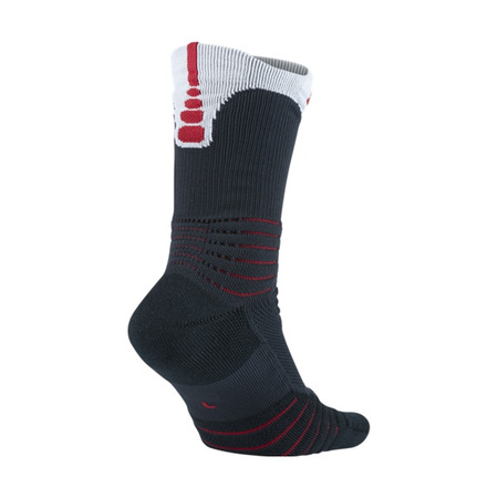 Nike Elite Versatility Crew Sock (475/dark obsidian/white/university red)