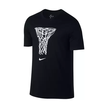 Nike Camiseta Dry Basket Draw (010/black/white)