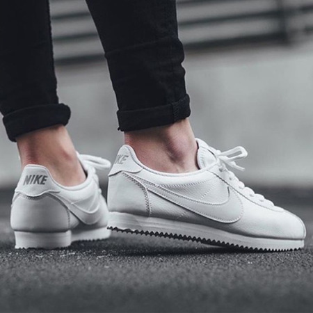 Nike Cortez (GS) "Unsullied" (100/white/white)