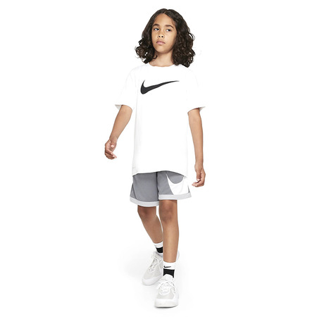 Nike Dri-FIT Basketball Shorts Boys "Smoke Grey"