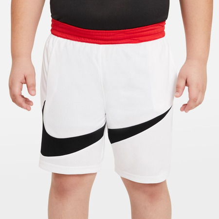 Nike Dri-Fit Boys´ Basketball Shorts "White-University Red"