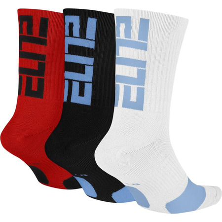 Nike Elite Crew Basketball Socks "Multicolor Pack 3"