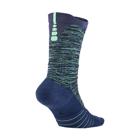 Nike Elite Versatility Crew (455/deep royal blue/dark purple dust/green glow)