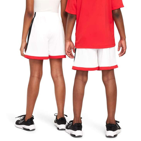 Nike Kids Swoosh Multi+ Dri Fit Short "White/Black/Red"