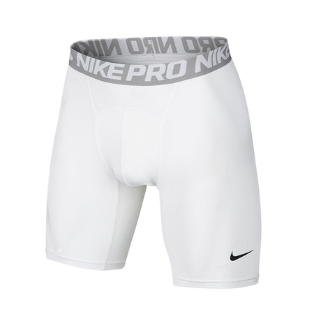 Nike Pro 6" Compression Training Shorts (100/white)