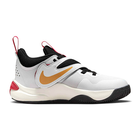 Nike Team Hustle D 11 (GS) "White Metallic Gold"