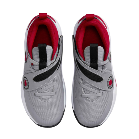 Nike Team Hustle D 11 (PS) "Grey GymRed"