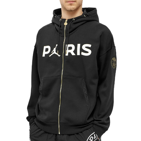 Paris Saint-Germain Full-Zip Travel Fleece "Black"