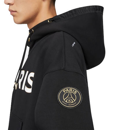 Paris Saint-Germain Full-Zip Travel Fleece "Black"